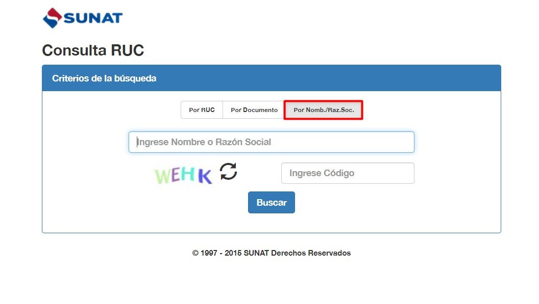 Consulta Ruc Paso por paso